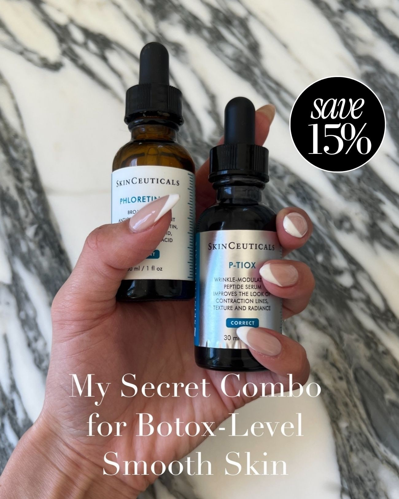 I swear by this combo for Botox-level smooth skin and it’s on sale!
I was recommended this by my dermatologist and it prolongs my Botox results!
You will notice a difference right away!
Use code SKINC15 for 15% off 



#LTKOver40 #LTKgrwm #LTKBeauty