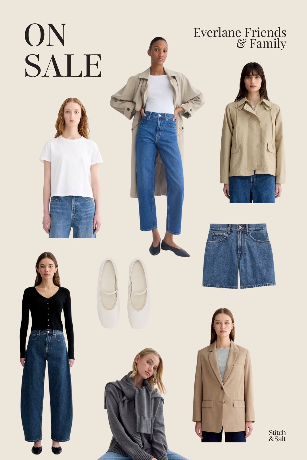 Everlane Friends & Family Sale! 

I own everything here. I would take your larger size or size up in the denim. I go up 2 sizes in the white tee. Everything else fits TTS  

#LTKOver40 #LTKSaleAlert