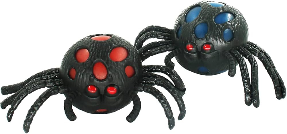 GuTiQuanjj Spider Stress Balls Toy-2 Pcs Spider Squishy Toys Stress Balls for Adults,Kids Wacky S... | Amazon (US)