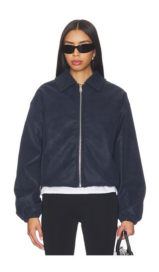 LIONESS Nirvana Bomber in Navy. Taglia 16. Also in 10, 12, 14. | Revolve Clothing (Global)