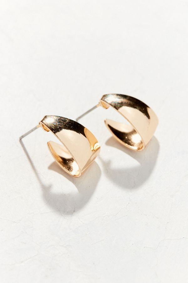 Tia Tapered Hoop Earring | Urban Outfitters US