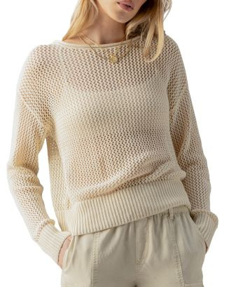 Cotton Open Knit Sweater | Bloomingdale's (US)