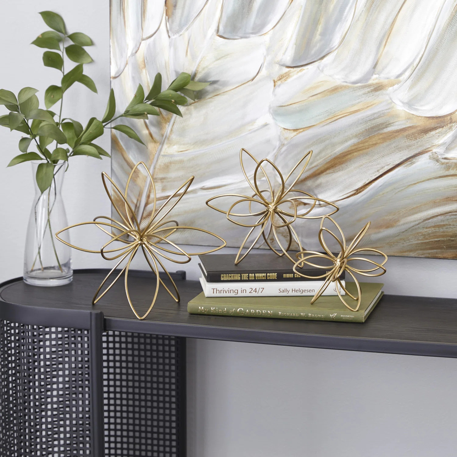 Metal Handmade Floral Decorative Sculpture | Wayfair North America