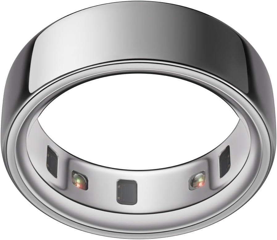 OURA Ring 4 - Silver - Size 9 - Smart Ring | Size First Ring 4 Sizing Kit | Sleep Tracking Wearab... | Amazon (UK)