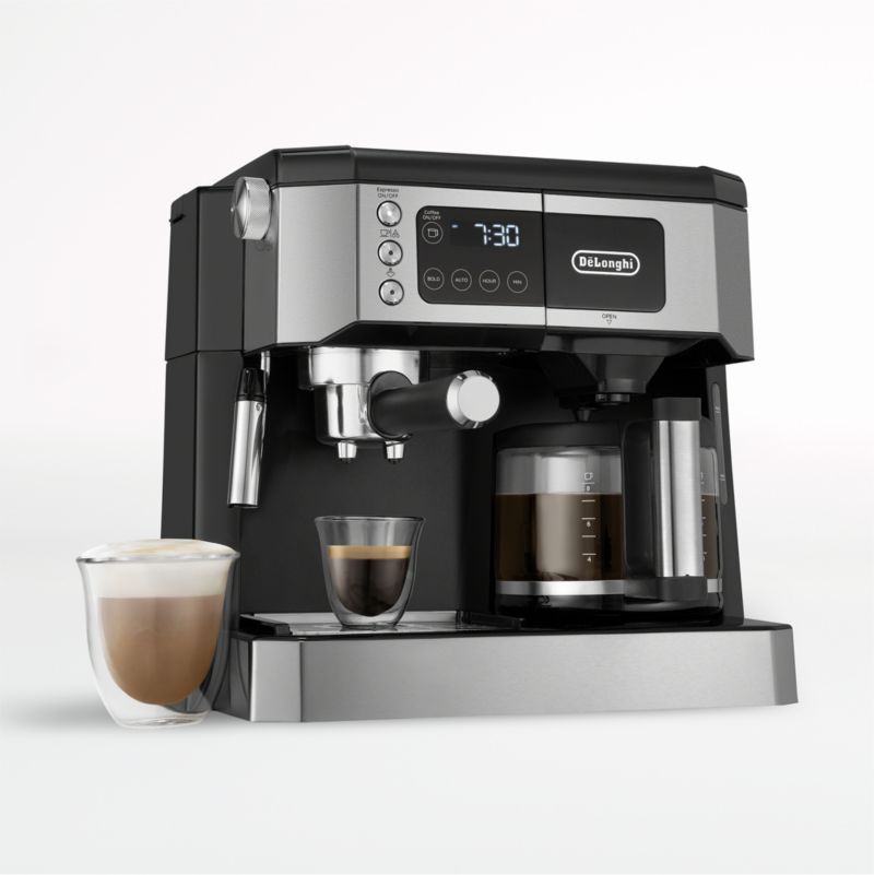 De'Longhi Digital Combi Espresso Machine + Reviews | Crate & Barrel | Crate & Barrel