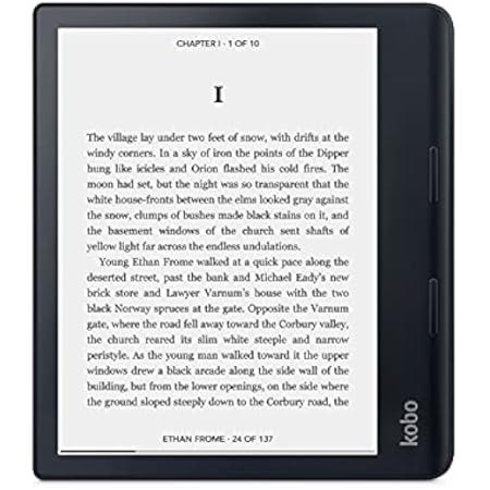 Kobo Libra 2 | eReader | 7” Glare Free Touchscreen | Waterproof | Adjustable Brightness and Color Te | Amazon (CA)