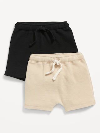 2-Pack U-Shaped Thermal-Knit Pull-On Shorts for Baby | Old Navy (US)