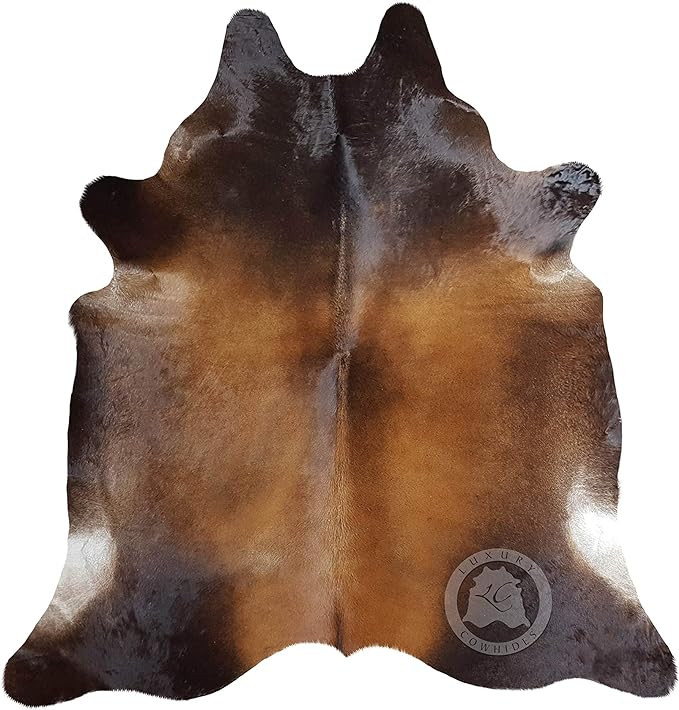 Genuine Mahogany Cowhide Rug 6 x 8 ft. Approx. 180 x 240 cm | Amazon (US)