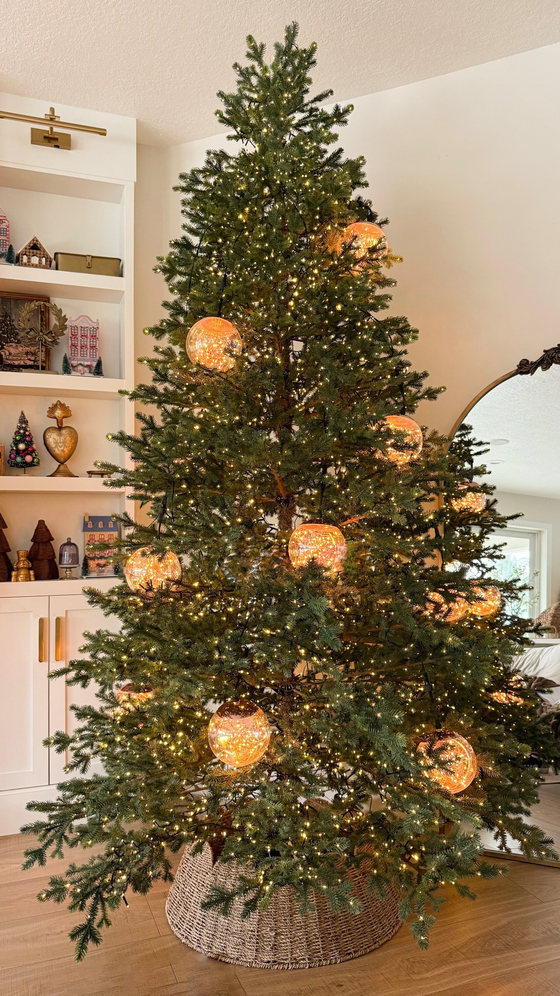 My Christmas Tree🌲 My light orbs are out of stock buttt I found mini ones and they’re on sale! 

#LTKHome #LTKHoliday #LTKSaleAlert