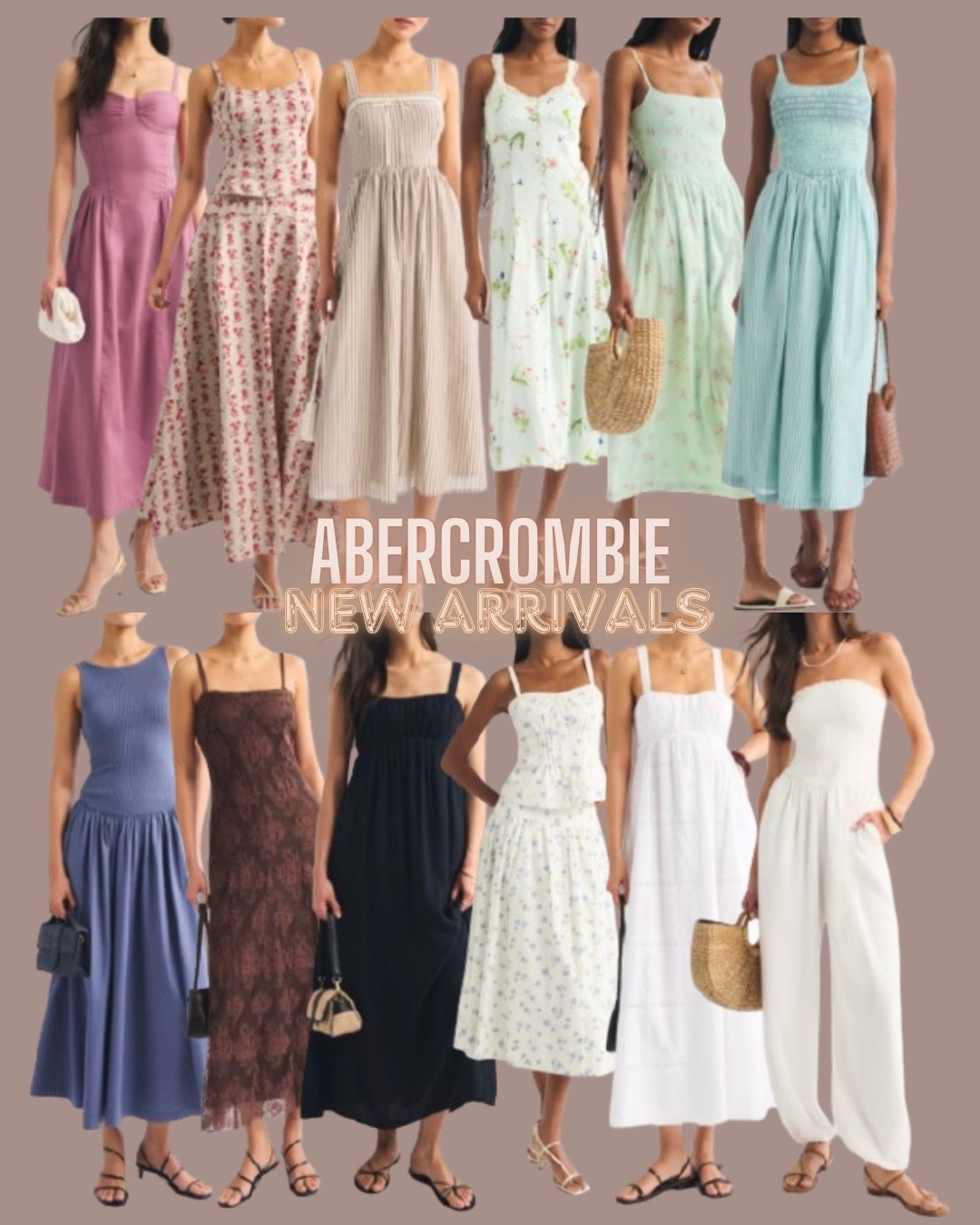 Abercrombie
Maxi dress
Wedding guest dress
Resort wear
Vacation dress
Jumpsuit
Matching set
