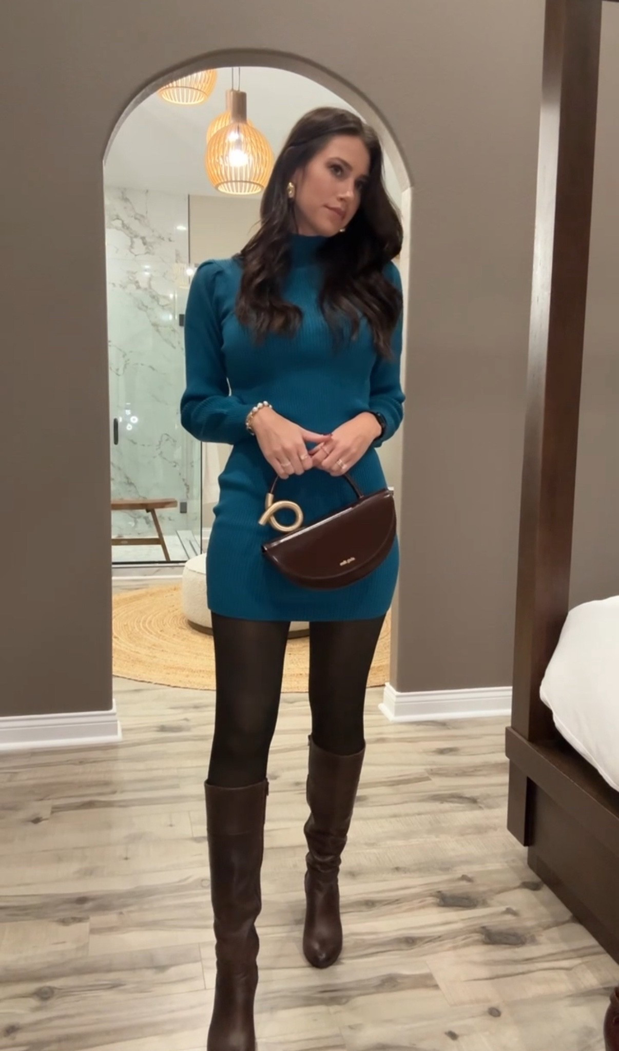 Keeping warm with these fleece lined tights, sweater dresses and leather boots

#LTKSeasonal #LTKStyleTip #LTKHoliday