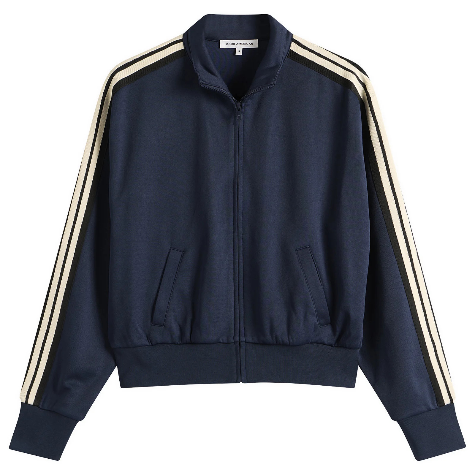 Good American Women's Track Jacket in New Navy, Size X-Small | END. Clothing
