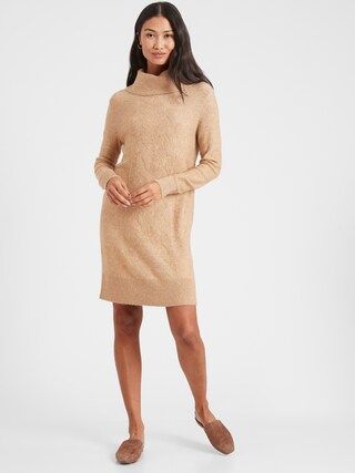 Petite Cable Sweater Dress | Banana Republic Factory