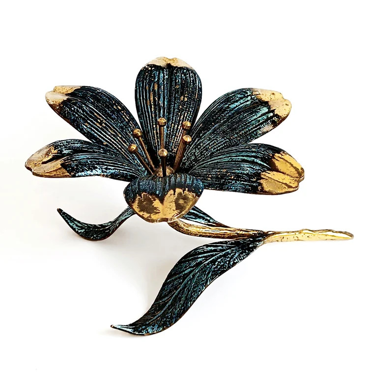 Bronze Lotus Flower Ashtray Opened Petal Ashtray Collectible Carved Individual Ashtrays Set Stack... | Etsy (US)