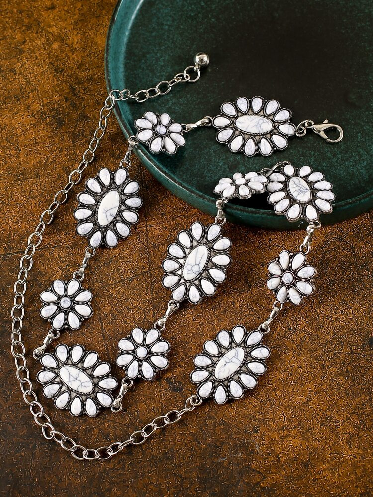 Stone Decor Chain Belt | SHEIN