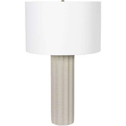 Tambour Concrete Table Lamp - Grey - Regina Andrew - Gray | Desk Lamp, Bedside Lamp | One Kings Lane