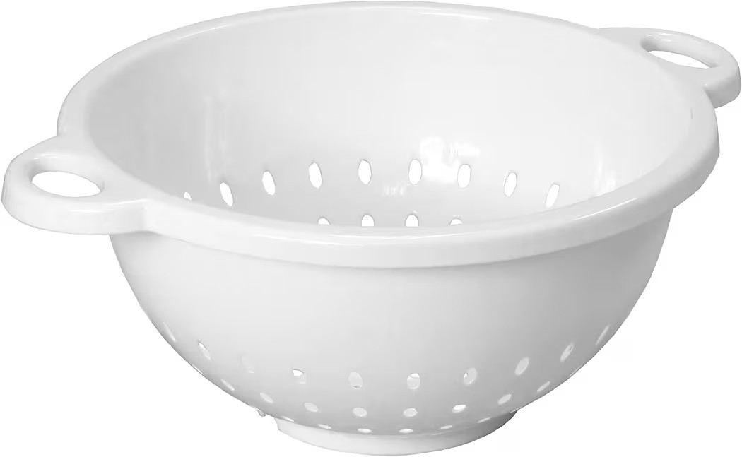 Chef Craft Select Plastic Deep Colander, 11x5 inch 5 quart, White | Amazon (US)