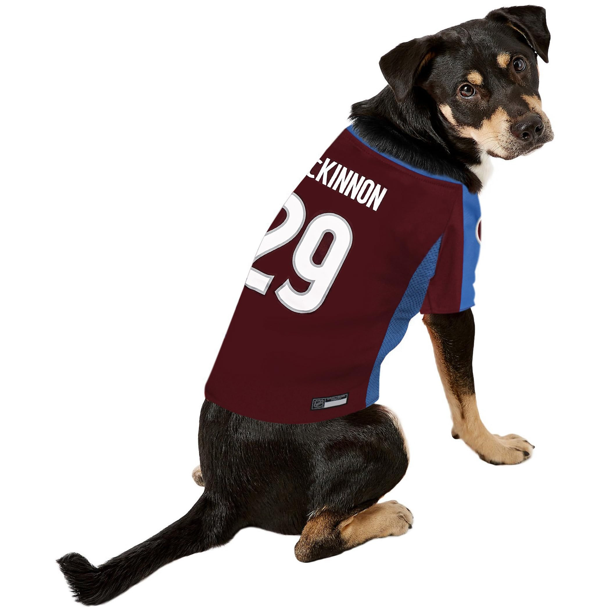 Pets First NHLPA Nathan MacKinnon Mesh Jersey for Dogs & Cats, Colorado Avalanche Nate Dogg-29, D... | Amazon (US)
