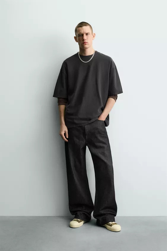 BASIC BOXY FIT T-SHIRT | Zara US