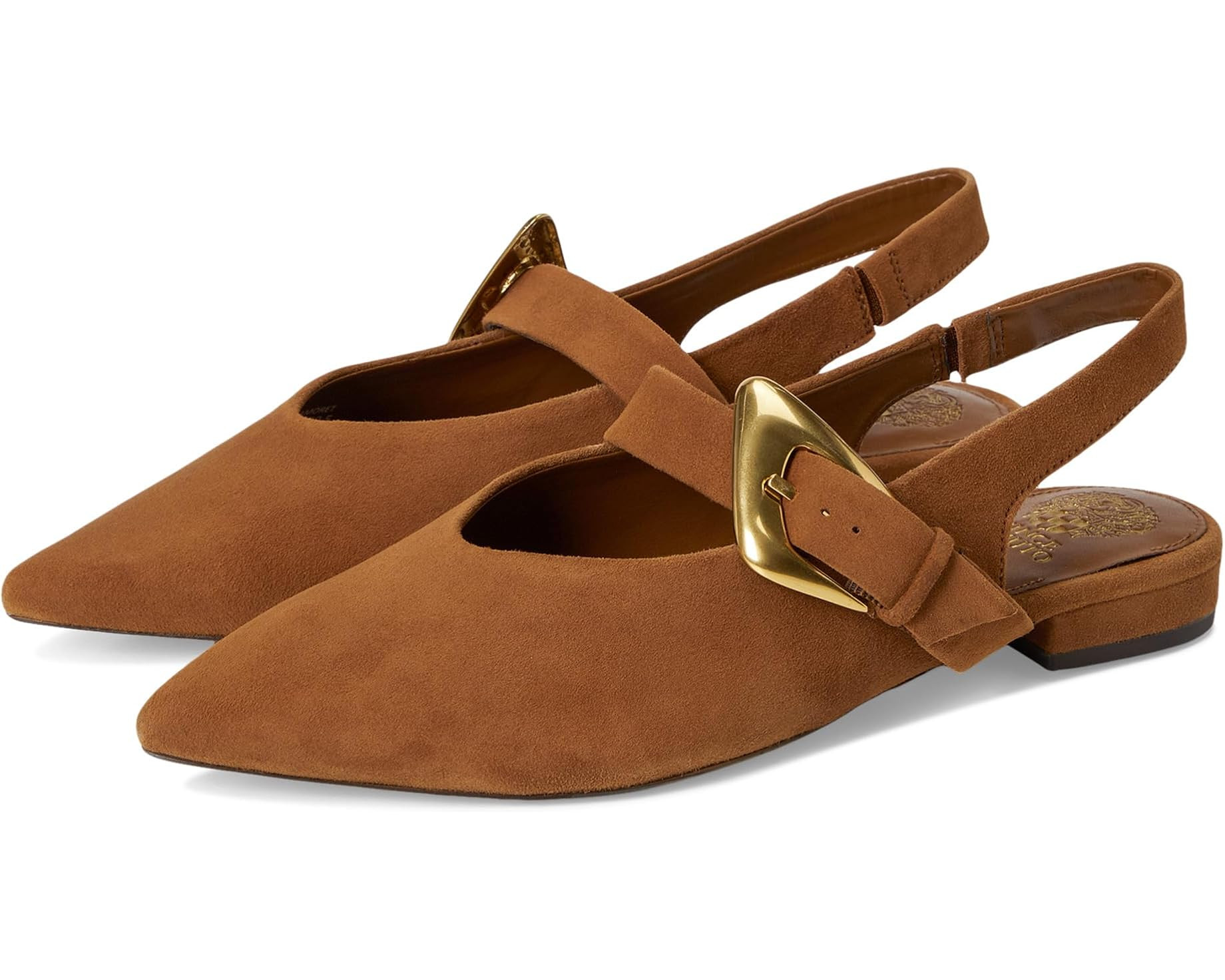 Amoret Buckle Slingback Flat Mule | Zappos