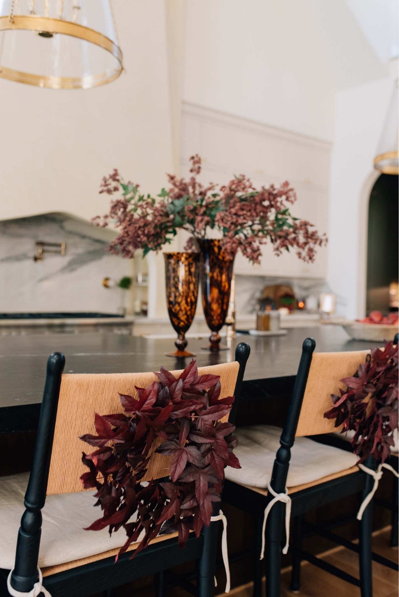 Kitchen island decor