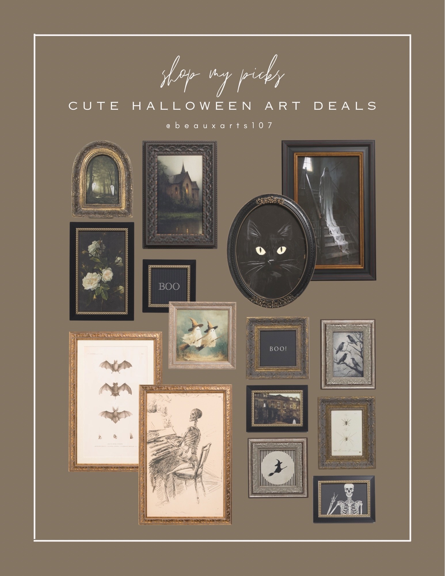 Save on these cute and affordable Halloween framed wall art starting at just $14.99!

#LTKunder40

#LTKHome #LTKSaleAlert