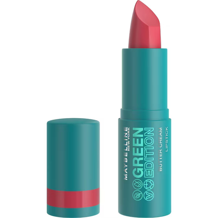 Maybelline Green Edition Butter Cream High-Pigment Bullet Lipstick - 0.12 oz | Target