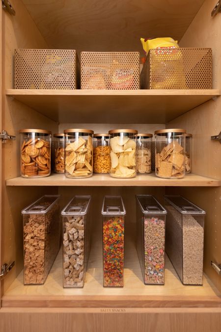Snack pantry organization at the Wandering Meadows! Organized by Graceful Spaces 

#LTKhome #LTKkids #LTKfamily