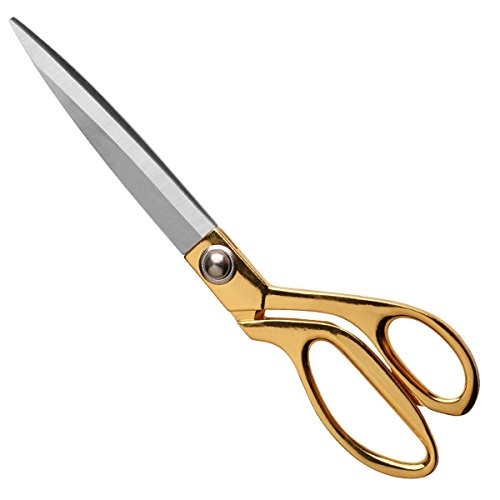 Jasni Liu Tailor Scissors Professional 10.5" Gold Stainless Steel Professional Shears Heavy Duty | Amazon (US)