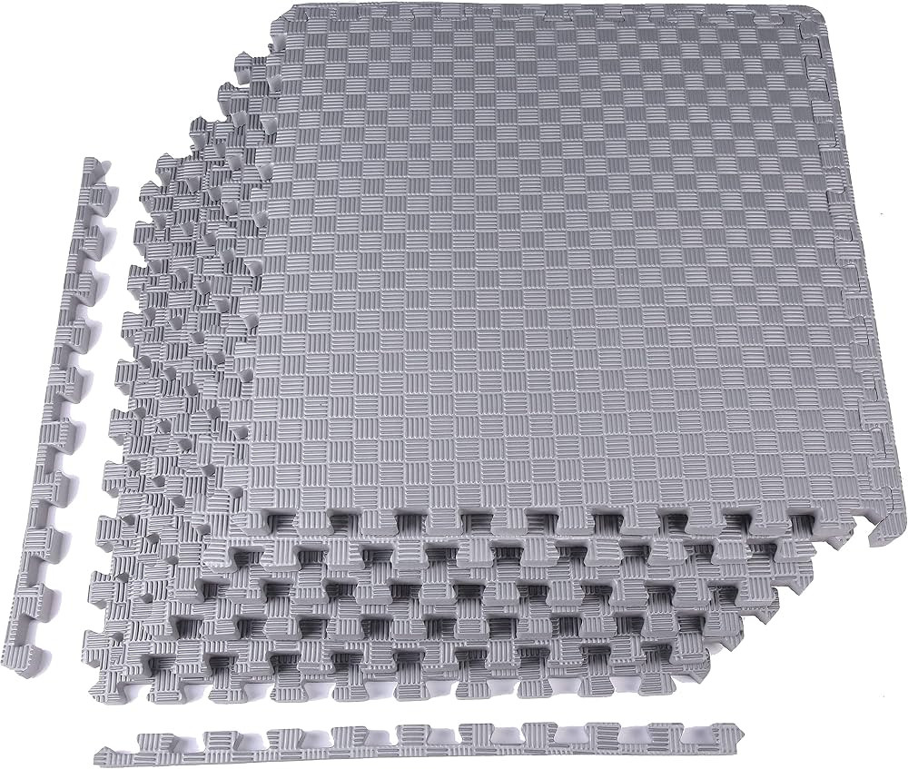 BalanceFrom Puzzle Exercise Mat with EVA Foam Interlocking Tiles for MMA, Exercise, Gymnastics an... | Amazon (US)