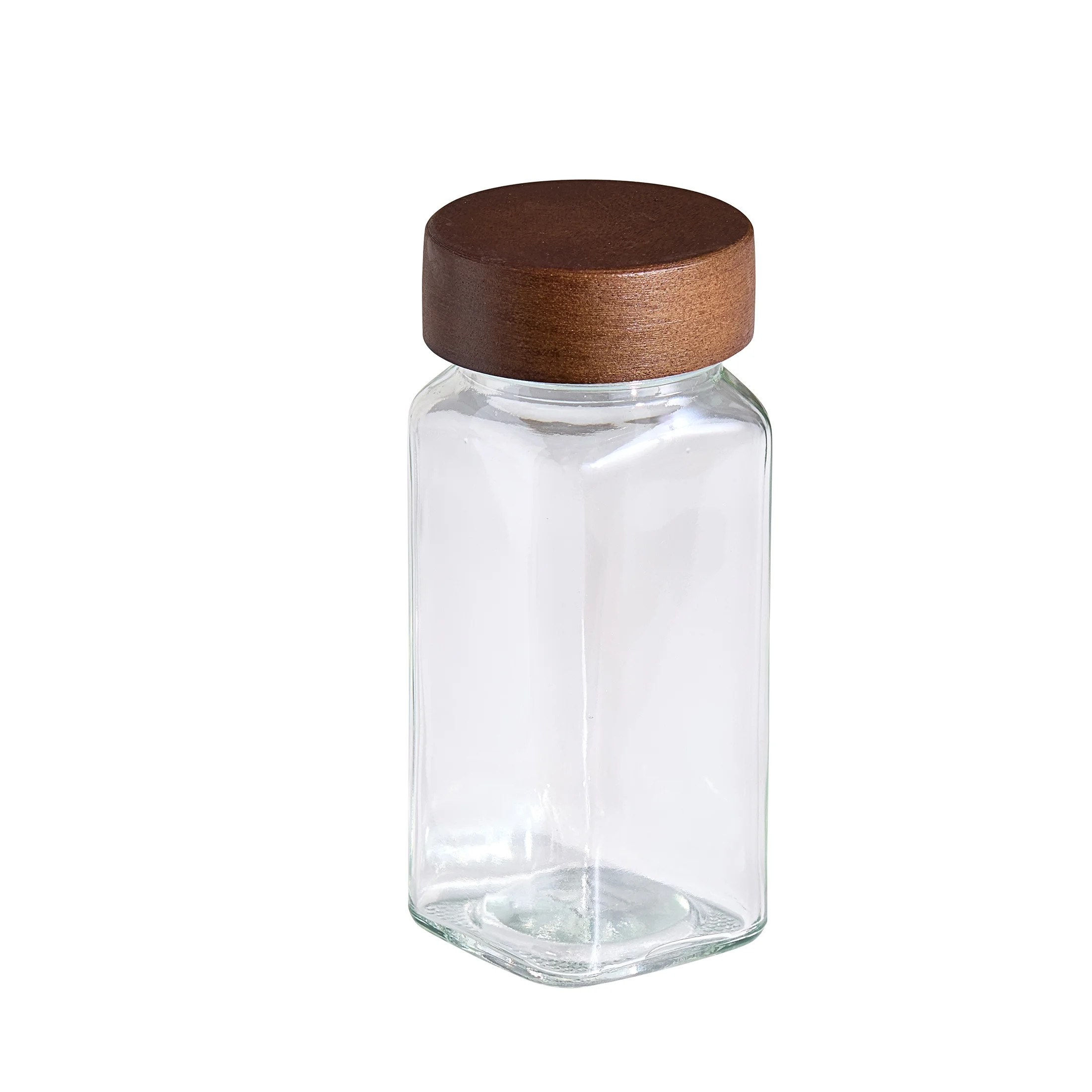 Better Homes and Gardens Glass Spice Jar with Wood Lid | Walmart (US)