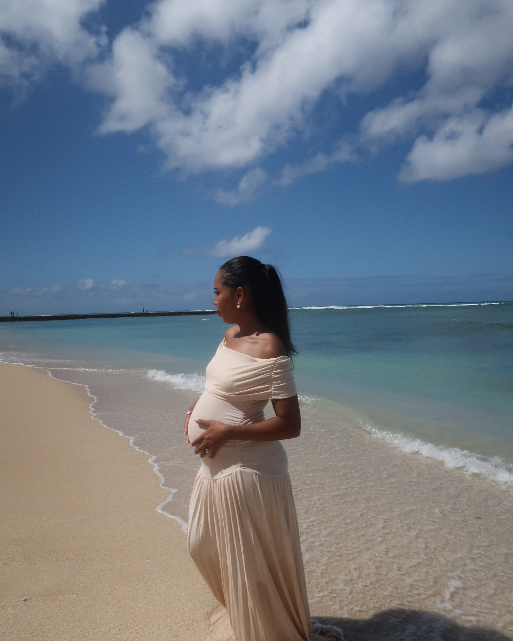 I love a dress that can insinuate my bump now, but I can still wear after pregnancy as well 🤎 

#LTKBump