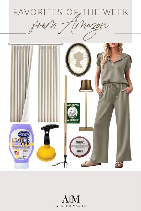 Weekly favorites from Amazon 


Amazon  amazon finds  what I’m loving  amazon favorites  top sellers  home finds  amazon home  women’s fashion  matching outfit set  arched manor  

#LTKhome #LTKstyletip