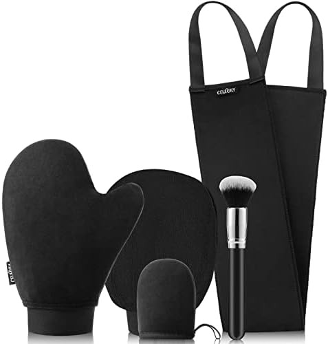 CeleCily Self Tanning MItt Applicator - Self Tan Mitt Applicator 5 in 1 Sunless Tanner Mitt with Tan | Amazon (US)