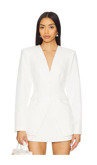 ALL THE WAYS Isla Blazer in White. - size L | Revolve Clothing (Global)
