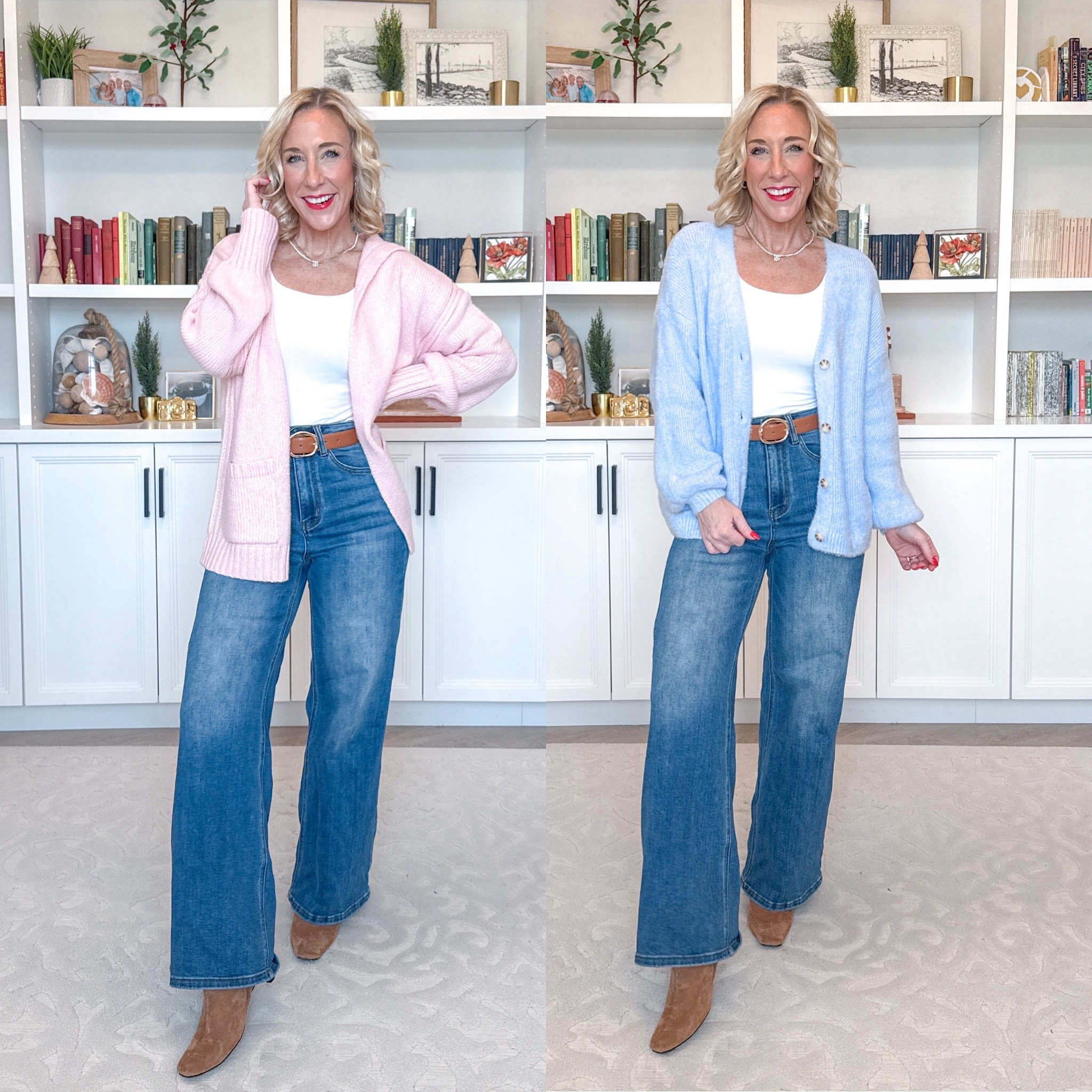 Walmart - 5 new sweaters - * Wide Leg Jeans - size 25. 

Hooded Cardigan - size small. $19.98. 2 colors. 

Eyelash Button Front Cardigan - size small. $19.98. 2 colors.  

 

#LTKSeasonal #LTKFindsUnder50 #LTKOver40