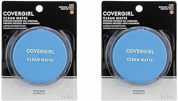 COVERGIRL Clean Matte Pressed Powder Medium Light, 35 Ounce (packaging may vary) (Pack of 2) | Amazon (US)