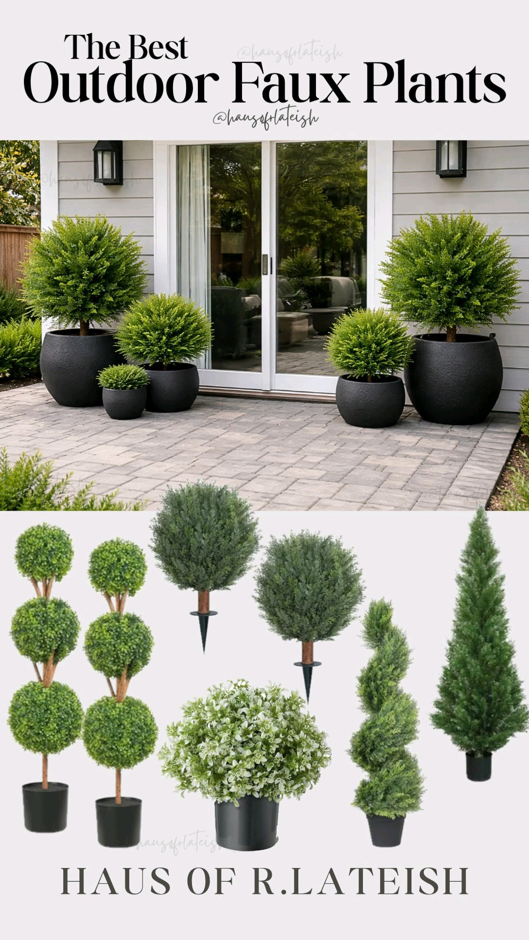 Affordable Outdoor Faux Plant that makes a huge statement when transforming your outdoor space. #amazon #fauxplants #outdoorliving #outdooroasis #backyard #outdoor #porch #patio #home #exteriordecor #decorating 

#LTKHome #LTKSaleAlert