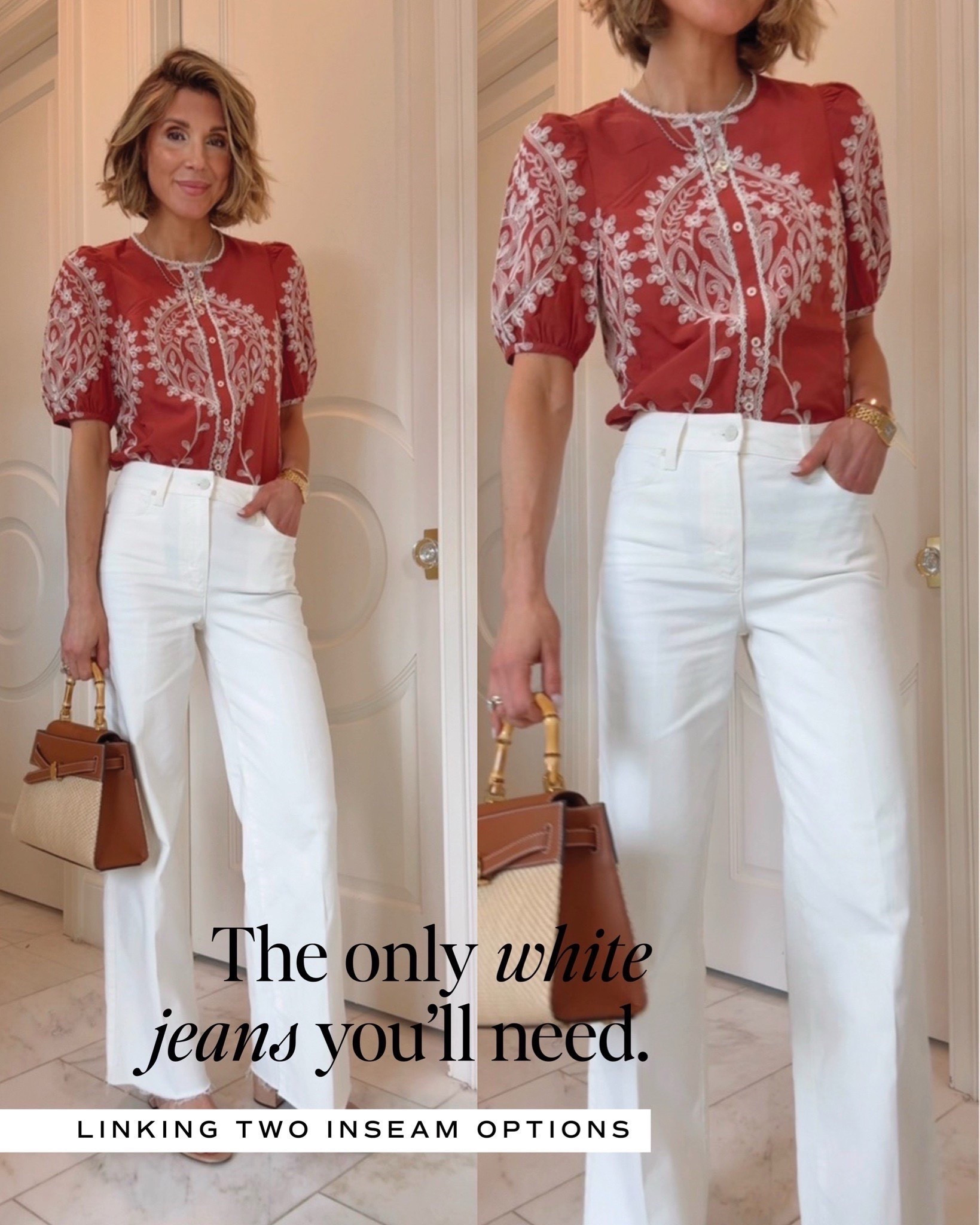 The only white jeans you need this spring 