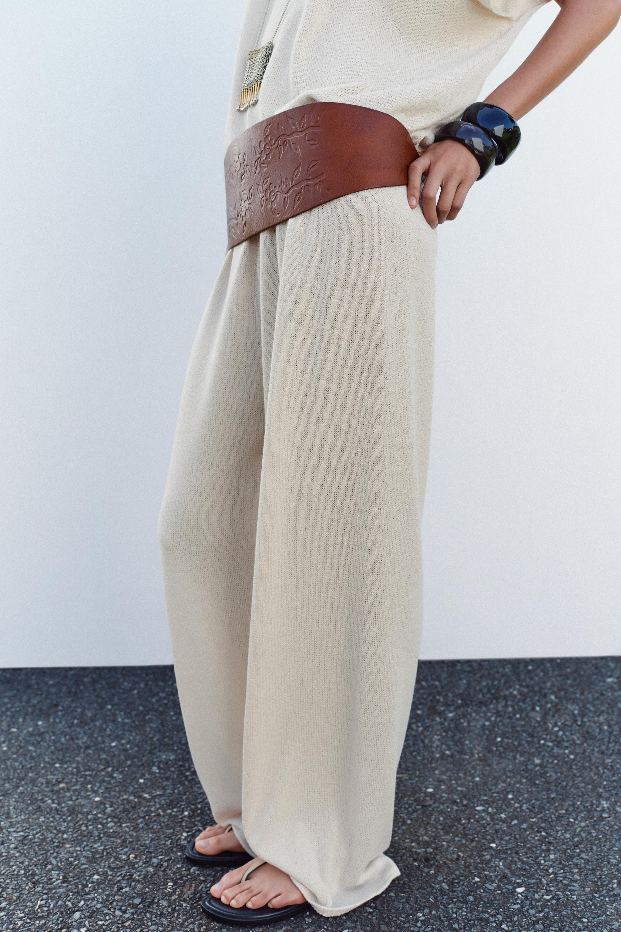 RUSTIC STRAIGHT LEG PANTS | Zara US