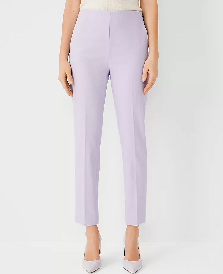 The High Rise Ankle Pant in Bi-Stretch | Ann Taylor | Ann Taylor (US)