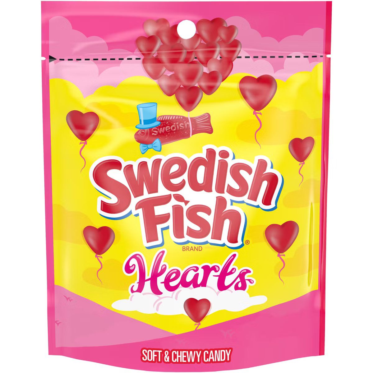 Swedish Fish Valentine's Gummy Hearts - 10oz | Target
