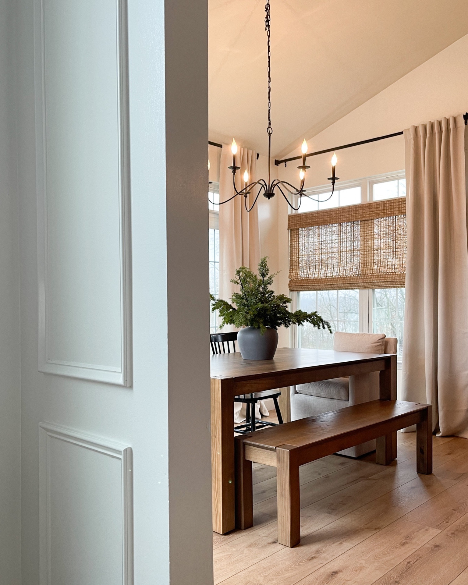 Kitchen details 

Kitchen table | Afloral | vase | kitchen chairs | kitchen bench | light fixture | kitchen light | organic modern decor | cozy home | stems | vase | 

#LTKhome #LTKfindsunder100 #LTKsalealert