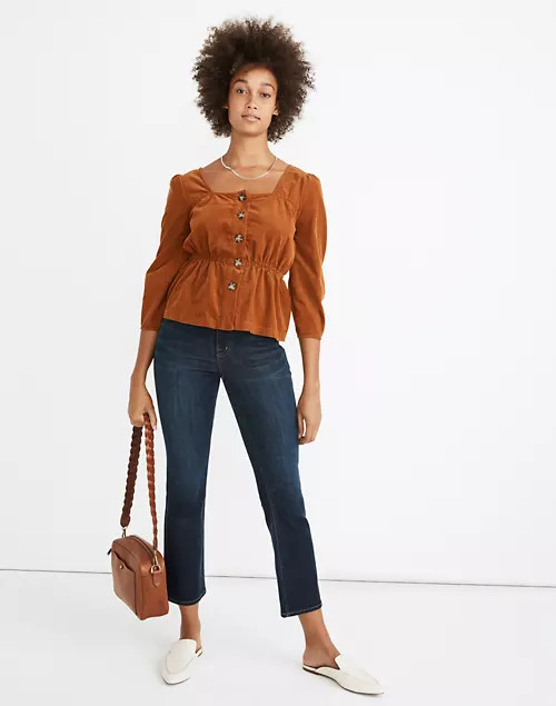 Cali Demi-Boot Jeans in Larkspur Wash: Tencel™ Denim Edition | Madewell