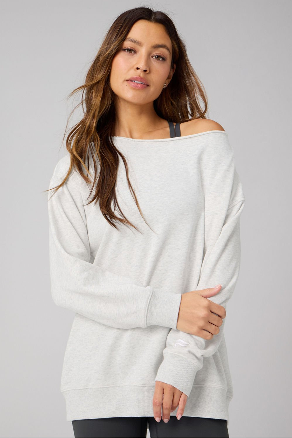 Year Round Terry Off Shoulder Tunic | Fabletics
