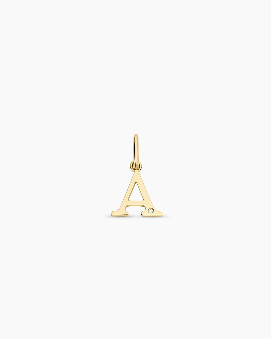 Diamond Vintage Alphabet Charm | gorjana