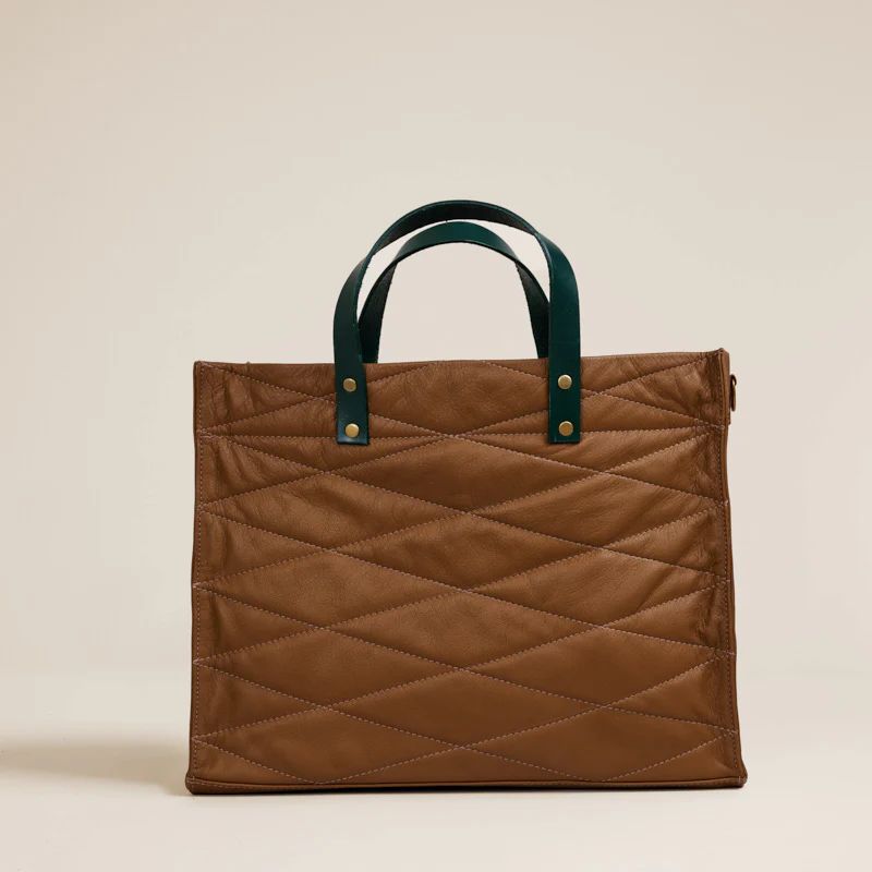 Medium Mimi - Leather Luggage Quilted | Parker Thatch