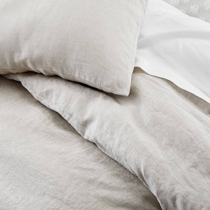 European Flax Linen Duvet Cover | West Elm (US)