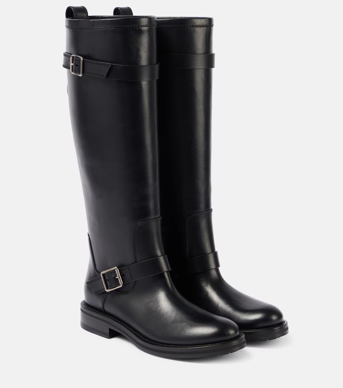 River leather biker boots | Mytheresa (UK)