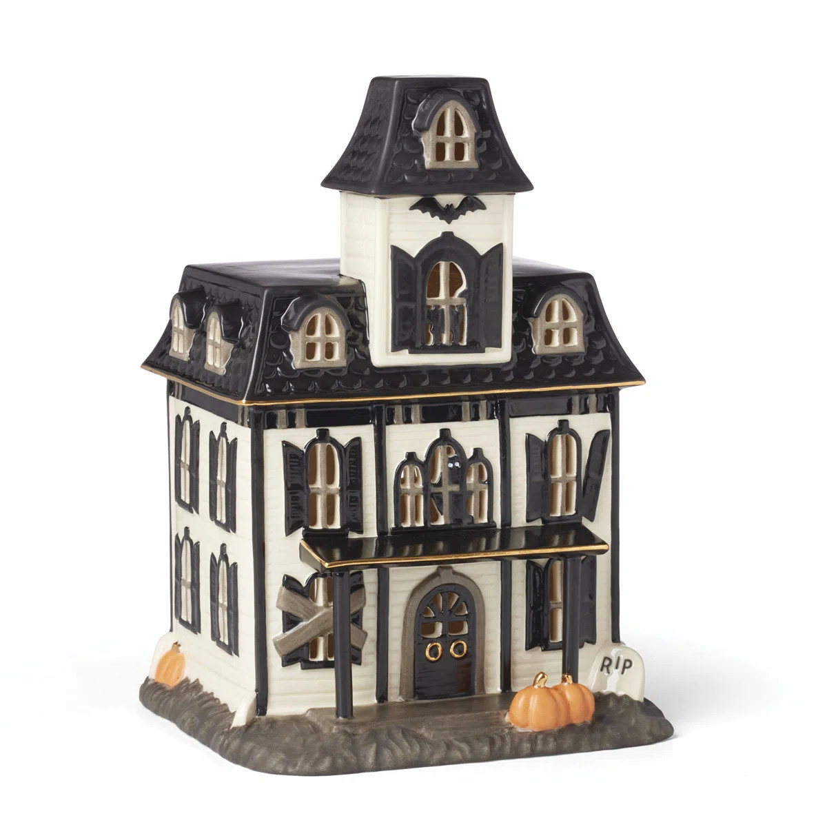 Vintage Halloween Light-Up House Figurine | Wayfair North America